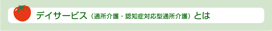 デイサービスについて